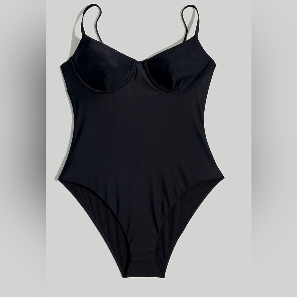 Madewell Black One-Piece Swimsuit